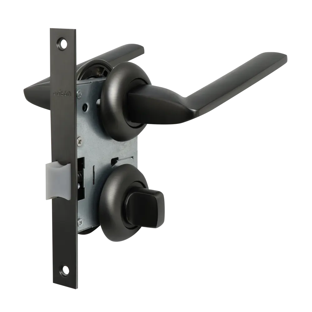 Дверные ручки Edson WC4R1 с замком в графитовом исполнении 85166582 STLM-0059294 - Вид №1