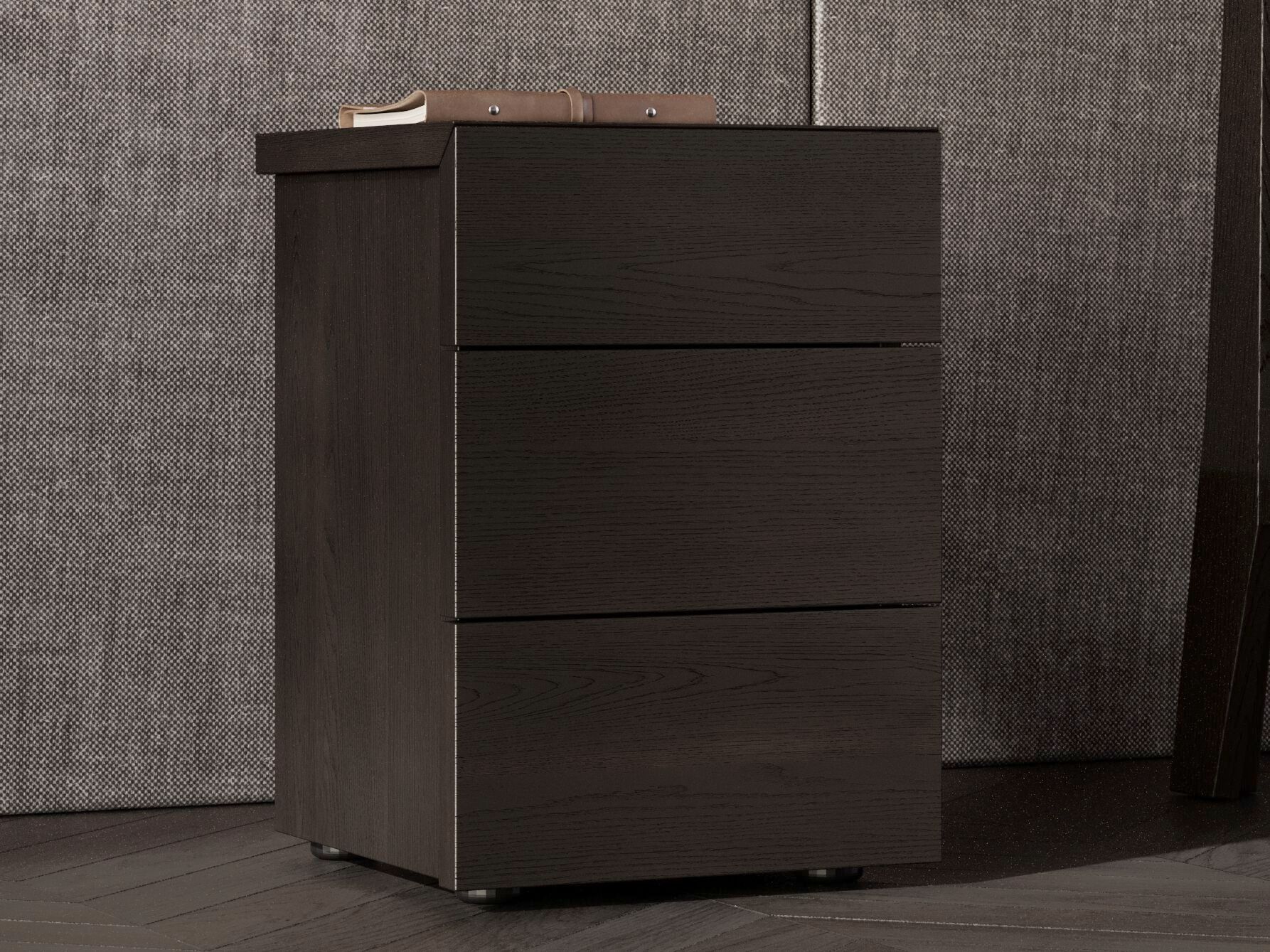 Деревянная прямоугольная тумбочка с ящиками Olivieri Леонардо ARCH-00099045