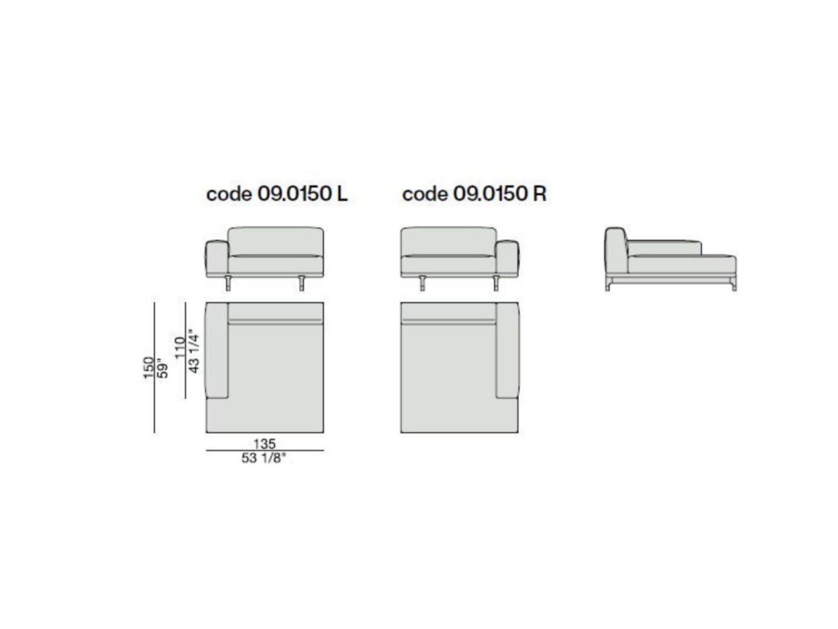 Тканевый диван с отсеком для хранения Porada Soul ARCH-00136846 - Вид №6