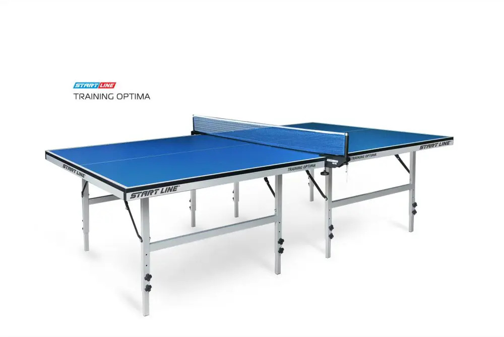 90583059 Теннисный стол складной Start line Training Optima blue 274 - 274 см х 152.5 см х 76 см ЛДСП синий STLM-0956741