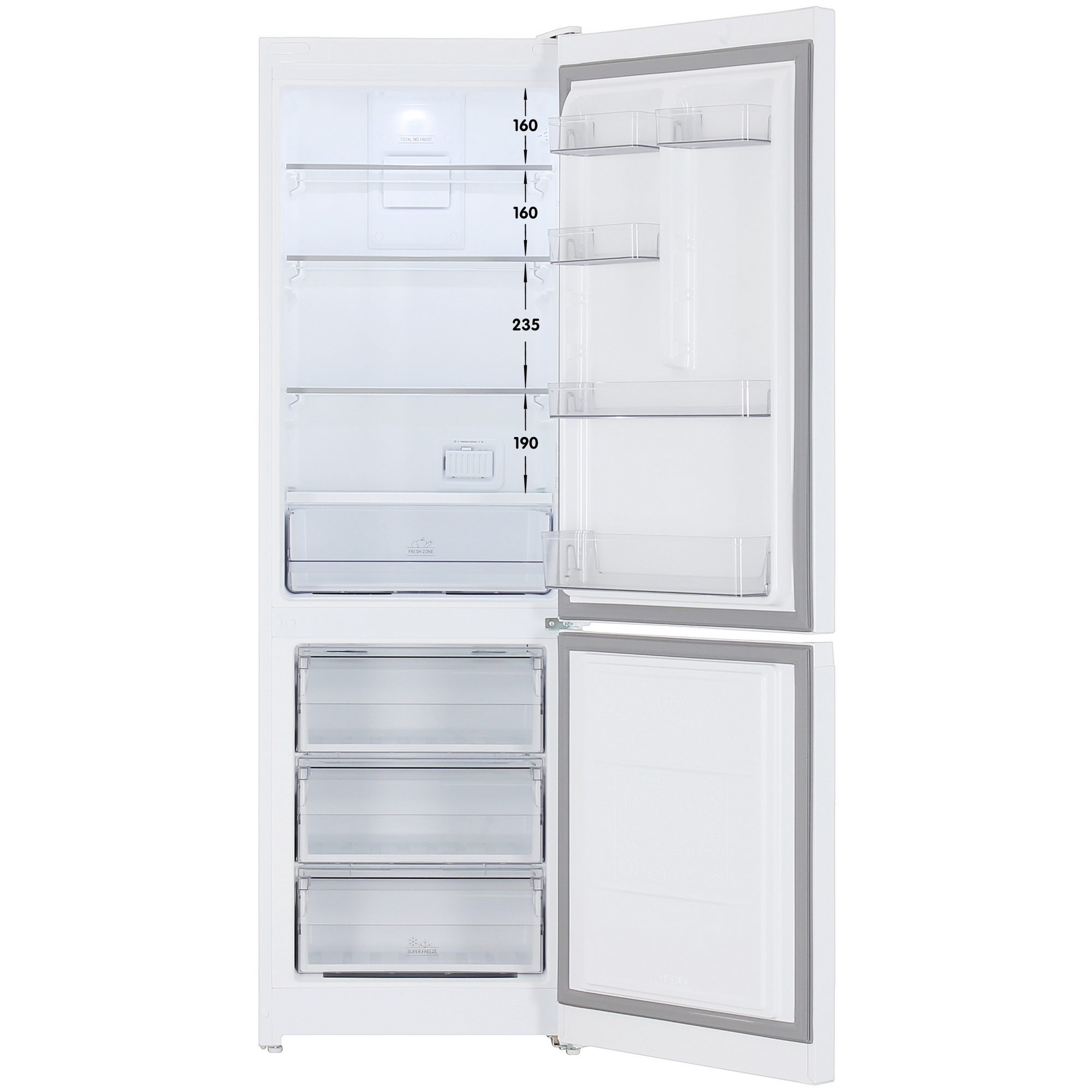 5449115 Холодильник с морозильником   Hotpoint HT 5180 W белый STDN-0065420 - Вид №1