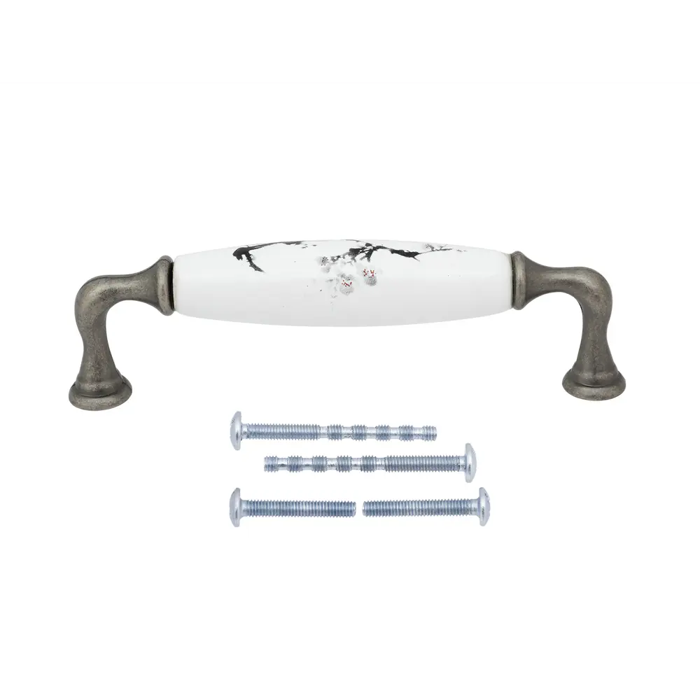 86899819 Ручка-скоба мебельная Casalingo ЦАМ 128 мм цвет серебро STLM-1012311 PALLADIUM  - Вид №1