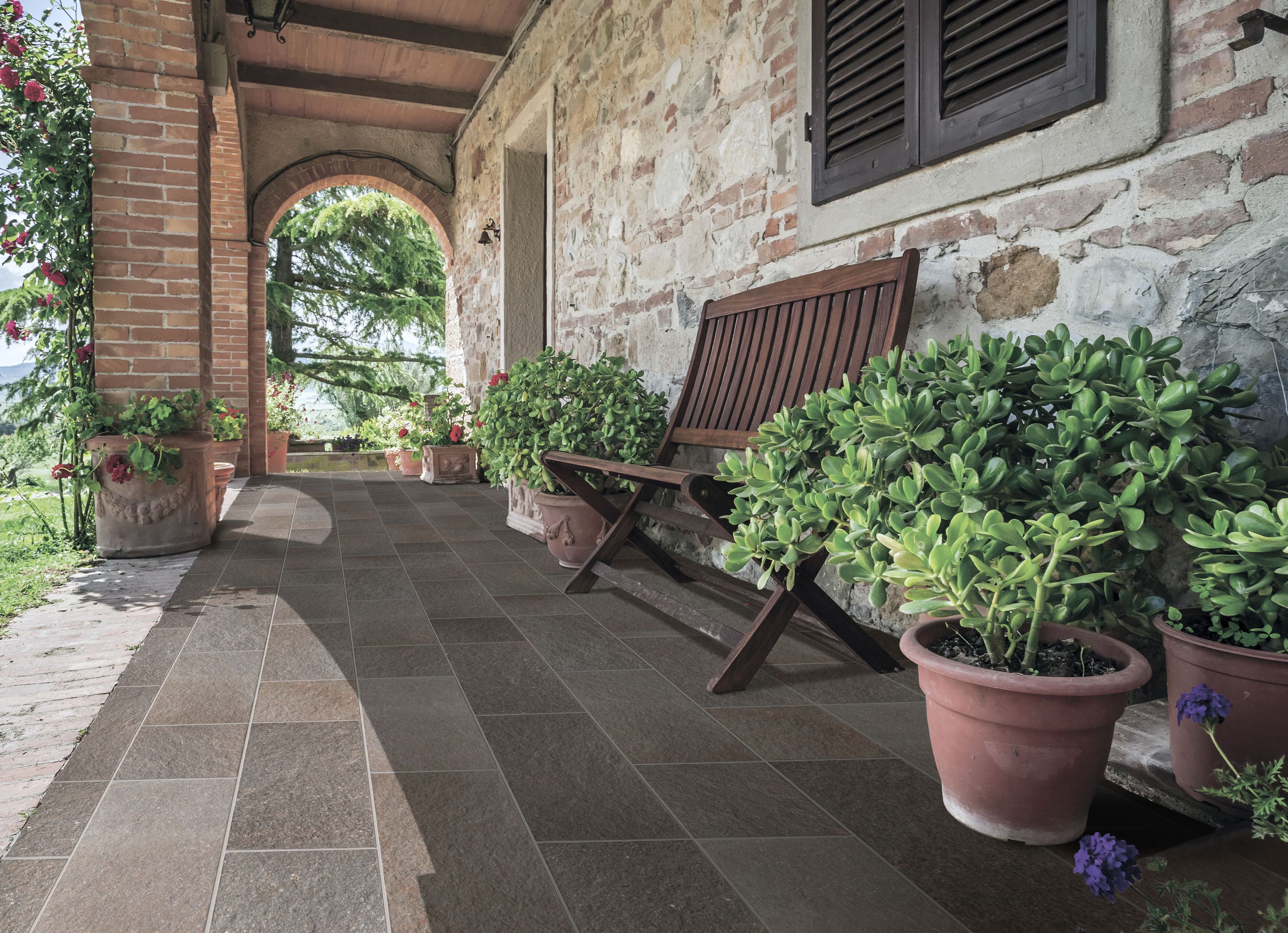 Пол / облицовка керамогранита с эффектом камня KERADOM NATIVA ARCH-00102493 - Вид №49