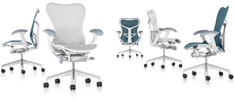 Herman Miller Эргономичное вращающееся офисное кресло из полимера triflex Mirra 2 sun-id-1513131 - Вид №30