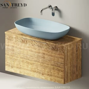 Flaminia BOX Настенная тумба для раковины 95 см с 1 ящиком BX822.WW