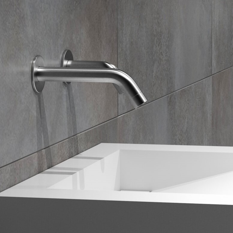 R335TR-S Бесконтактный настенный сенсорный кран Duten  - Вид №2