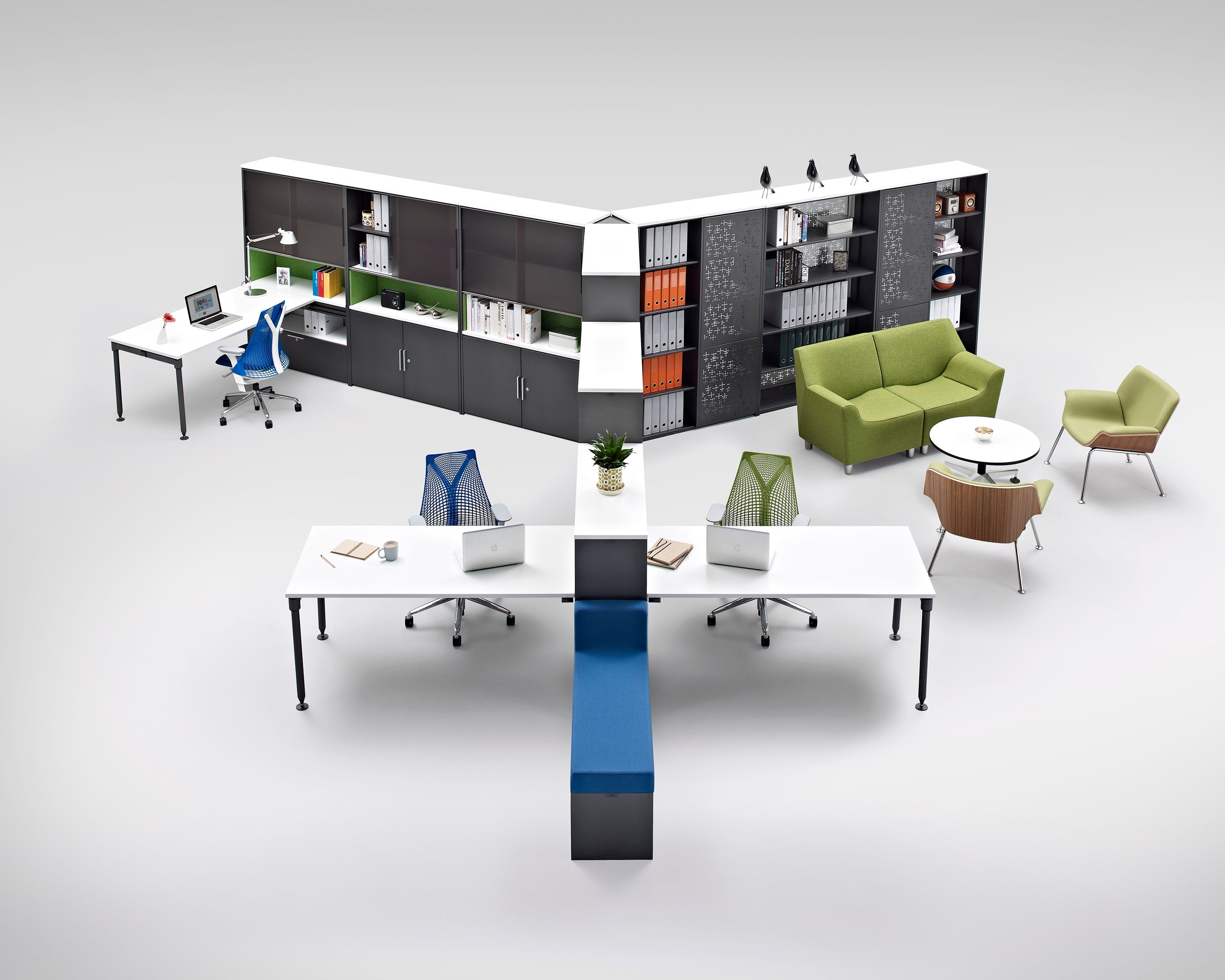 Модульный тканевый диван Herman Miller Swoop ARCH-00001740 - Вид №5