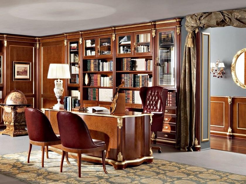 Modenese Gastone Прямоугольный деревянный стол с ящиками Bella vita sun-id-1489668 - Вид №3