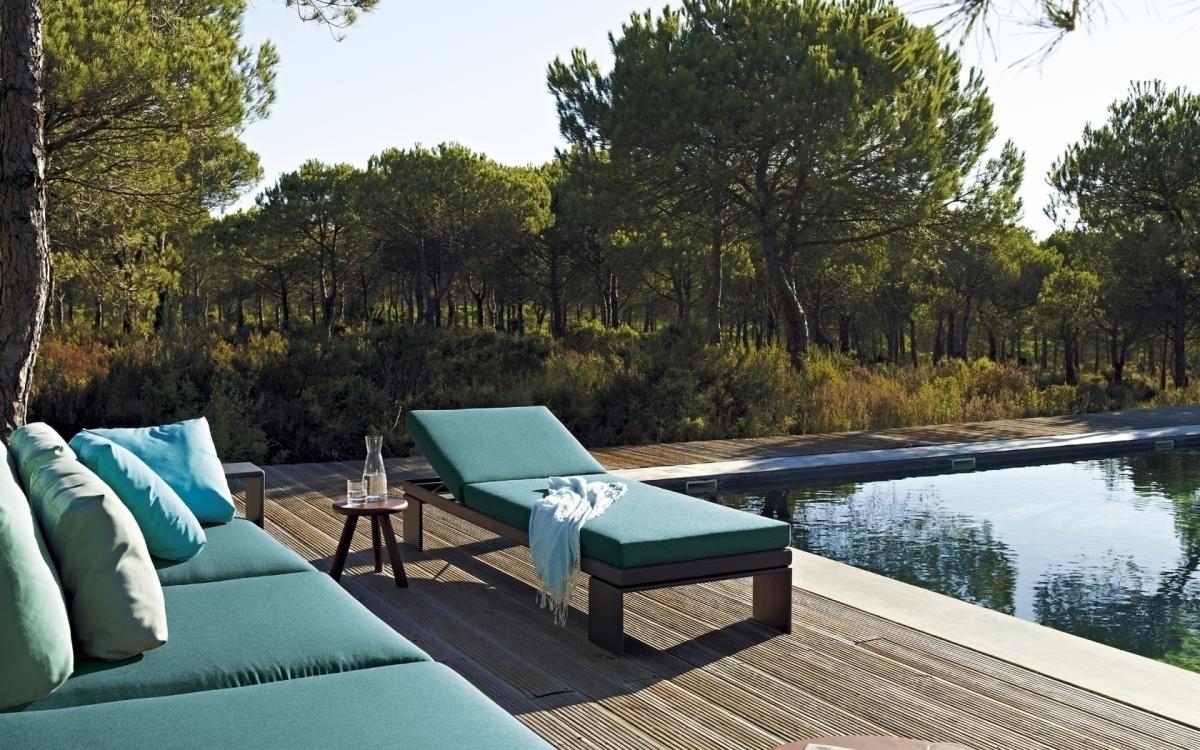 040436 Шезлонг Andreu World Landscape Alu