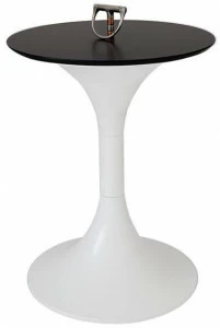 Vela Arredamenti Низкий алюминиевый стол с ручкой Kepler