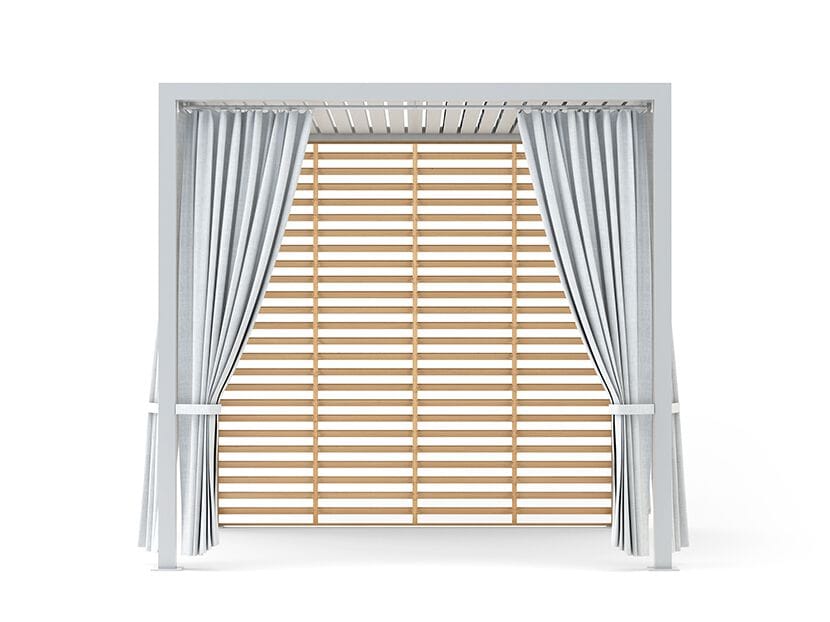 Беседка из алюминия и дерева Walters курорт ARCH-00052686 - Вид №2