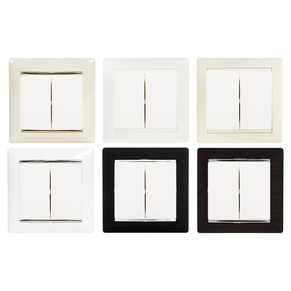 Двухклавишный переключатель Legrand Valena Classic белый для скрытого монтажа 10320518 STLM-0000426 - Вид №1