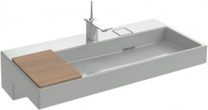 EXC9112-00 Подвесная раковина настенная прямоугольная JACOB DELAFON TERRACE белая