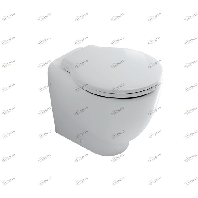 7107 Приставной унитаз напольный Белый Galassia Ergo Италия