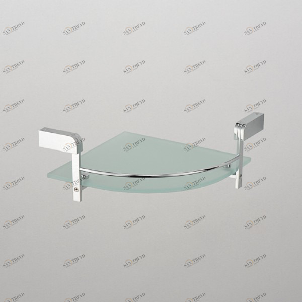 Полка угловая стеклянная 27 см Schein (Германия) Allom 2212B1 sun-id-561963