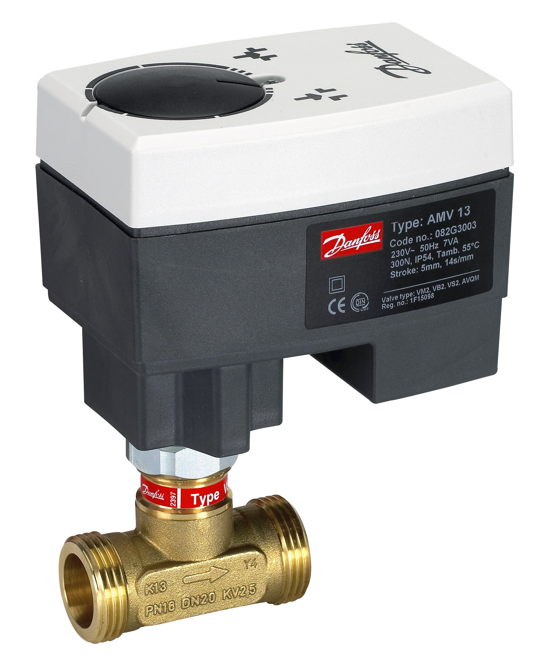 Danfoss Клапан регулирующий проходной VS 2 Клапан регулирующий VS 2 Ду 20/2,5 065F2120  - Вид №15