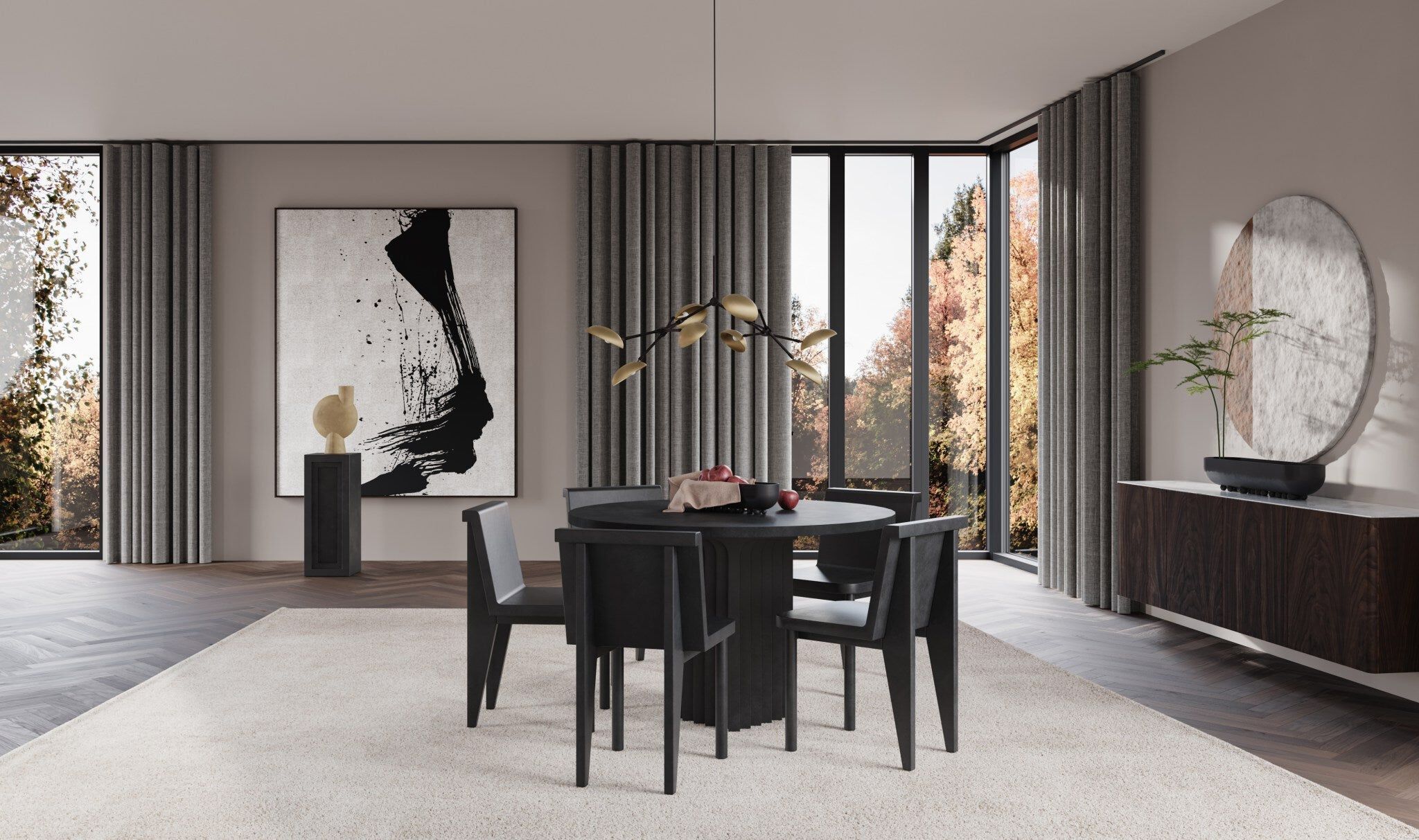 Круглый стол из фиброцемента 101 Copenhagen Arc ARCH-00039411 - Вид №4