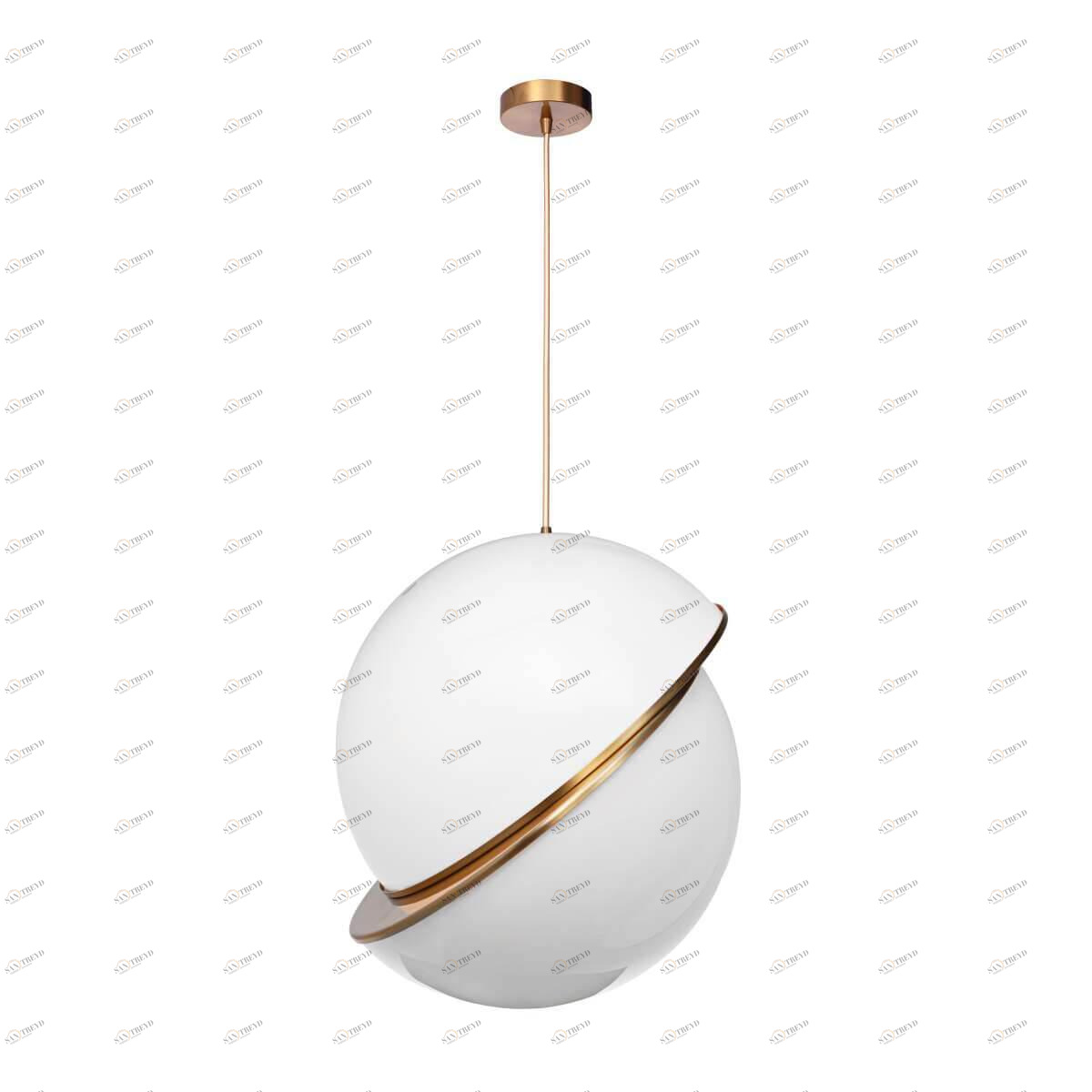 Подвесной светильник круглый белый Crescent 5063-C LOFT IT ДИЗАЙНЕРСКИЕ, ОРИГИНАЛЬНЫЕ 00-3890034 Белый 