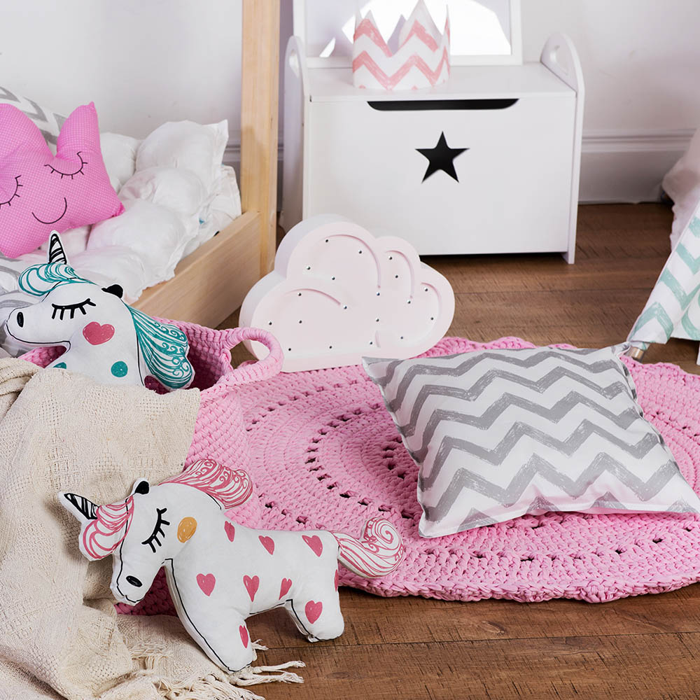 Игрушка-подушка Unicorn 45 х 25 см розовая VAMVIGVAM  281989 Бежевый;голубой;розовый;серый Santreyd  - Вид №9