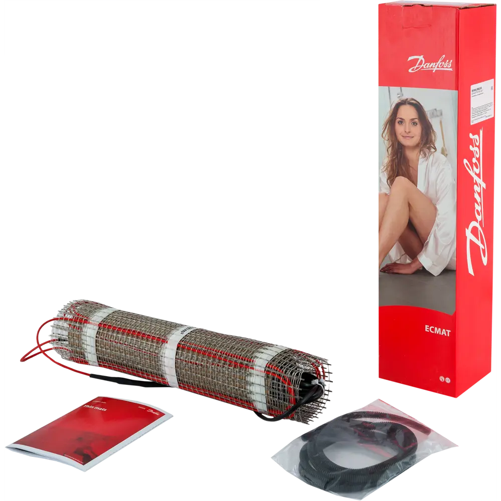 Нагревательный мат для теплого пола Danfoss ECmat 150T 5 м², 750 Вт STLM-2182150 - Вид №2