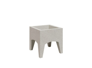 Бетонная квадратная плантатор