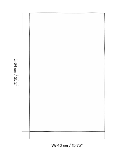 Льняное кухонное полотенце Audo Copenhagen PAPILIO ARCH-00092168 - Вид №7