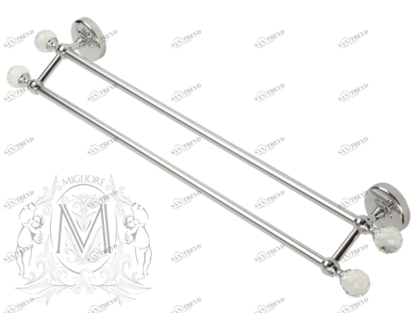 Полотенцедержатель двойной MIGLIORE Amerida ML.AMR-60.423.CR хром 60 см 