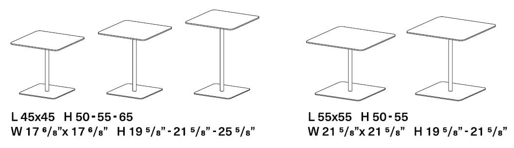 Деревянный квадратный журнальный столик Kristalia Tag ARCH-00064030 - Вид №2