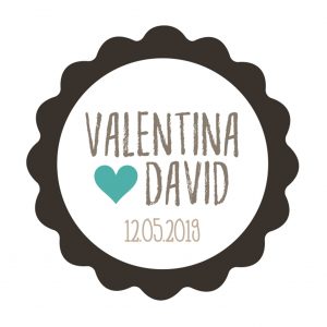 X629.07 PERS. 72 Индивидуальные стикеры черная волна зеленое сердце Dekoraniaevents Bodas