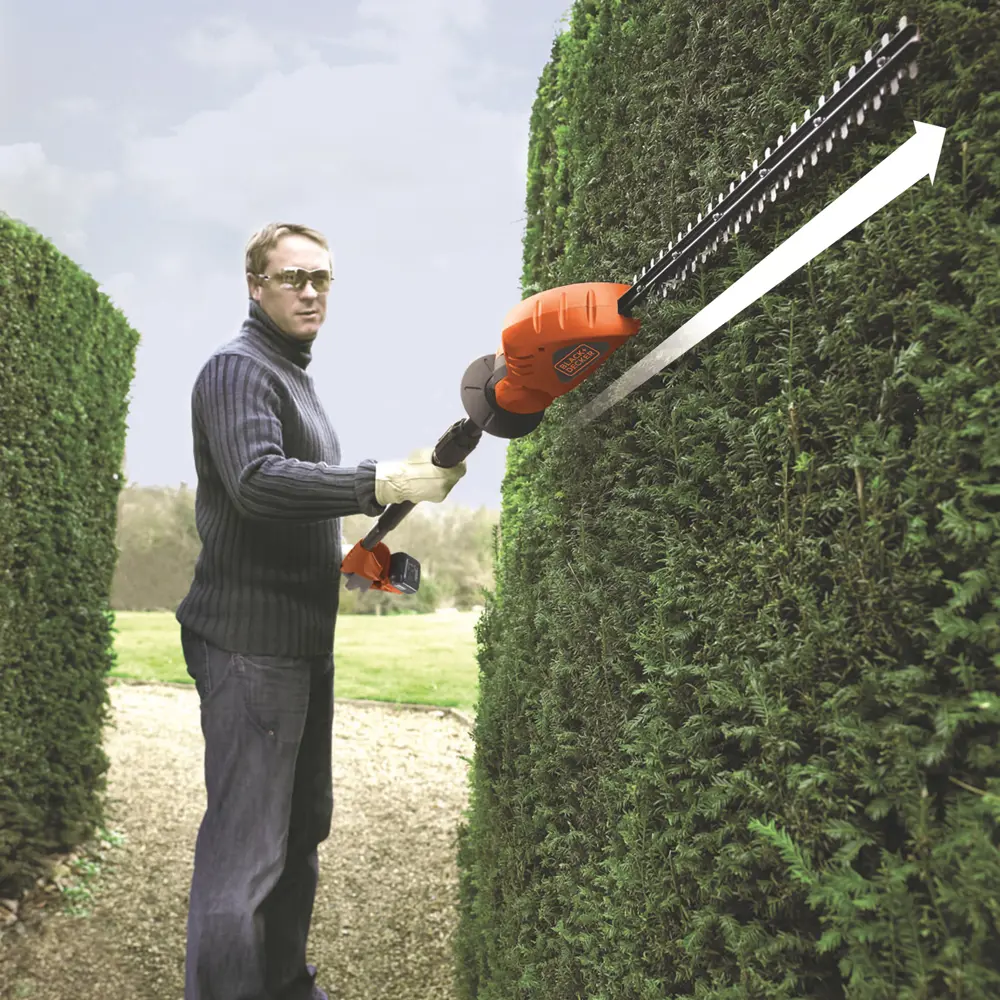 Высоторез аккумуляторный Black&Decker GTC1843L20-QW 18 В шина 43 см АКБ и ЗУ в комплекте BLACK + DECKER STLM-2138185 - Вид №3