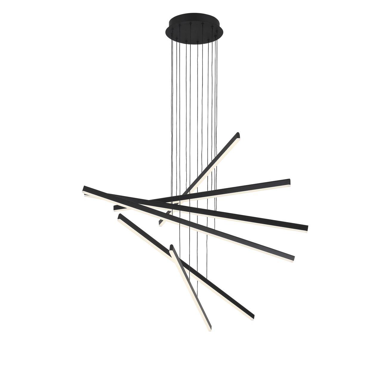 Подвесной светодиодный светильник ST Luce Basoni SL394.423.06 ST LUCE ДИЗАЙНЕРСКИЕ, BASONI 276138 Черный  - Вид №1