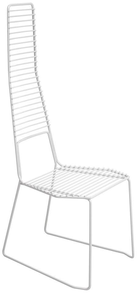 Casamania & Horm Металлический стул-санки с высокой спинкой Alieno sun-id-1504311 - Вид №1