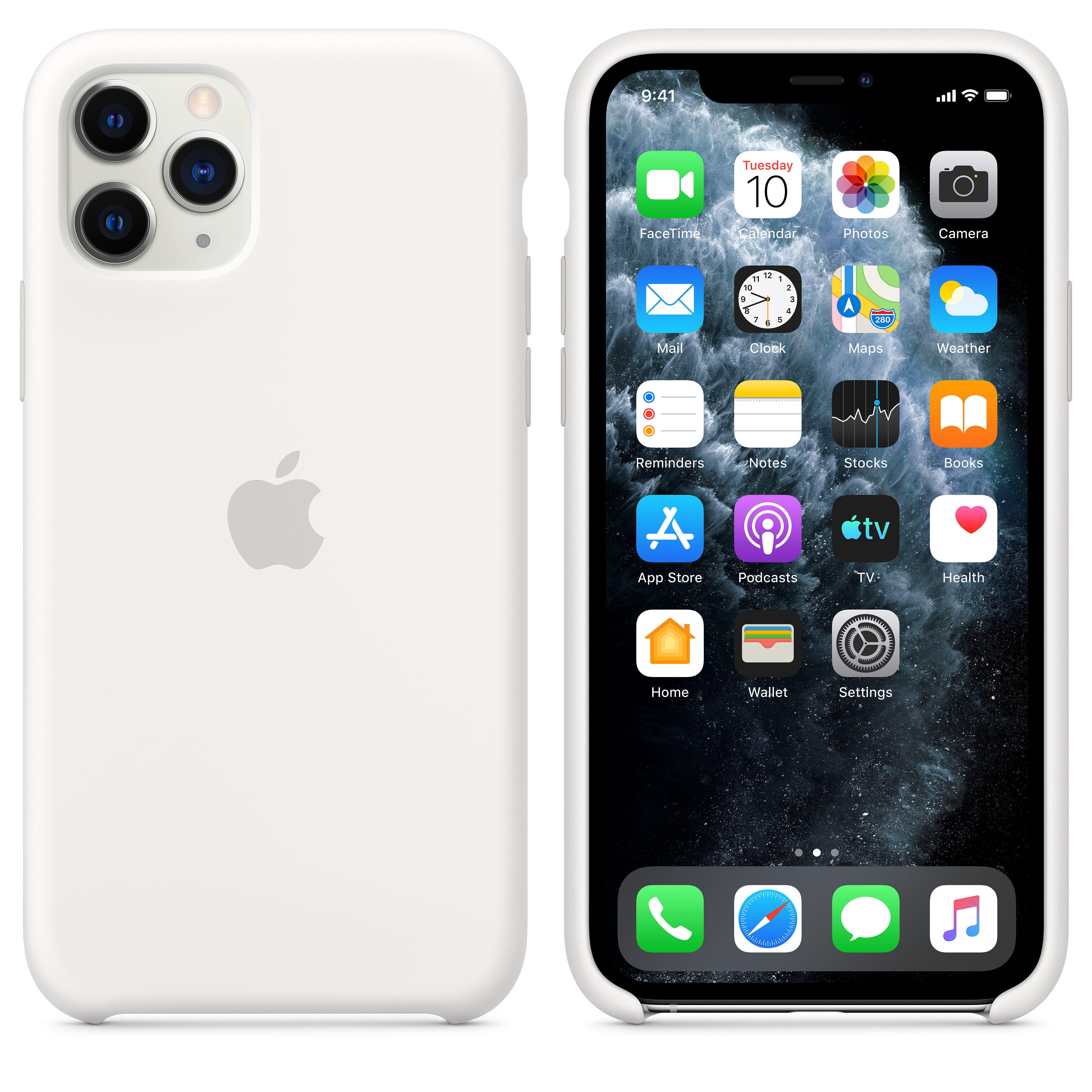 MWYL2ZM/A Iphone 11 pro silicone case - white Apple Santreyd  - Вид №5