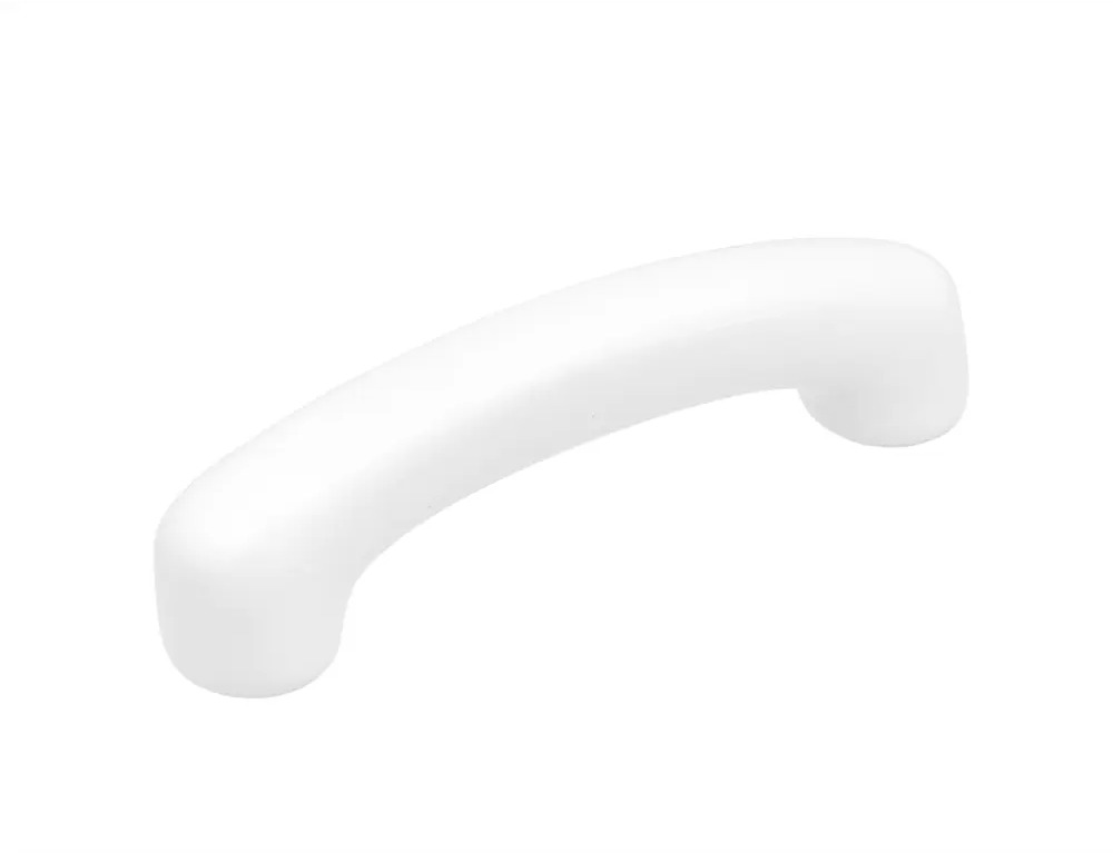 86899634 Ручка-скоба мебельная Porcellana ЦАМ 96 мм цвет белый STLM-1011559