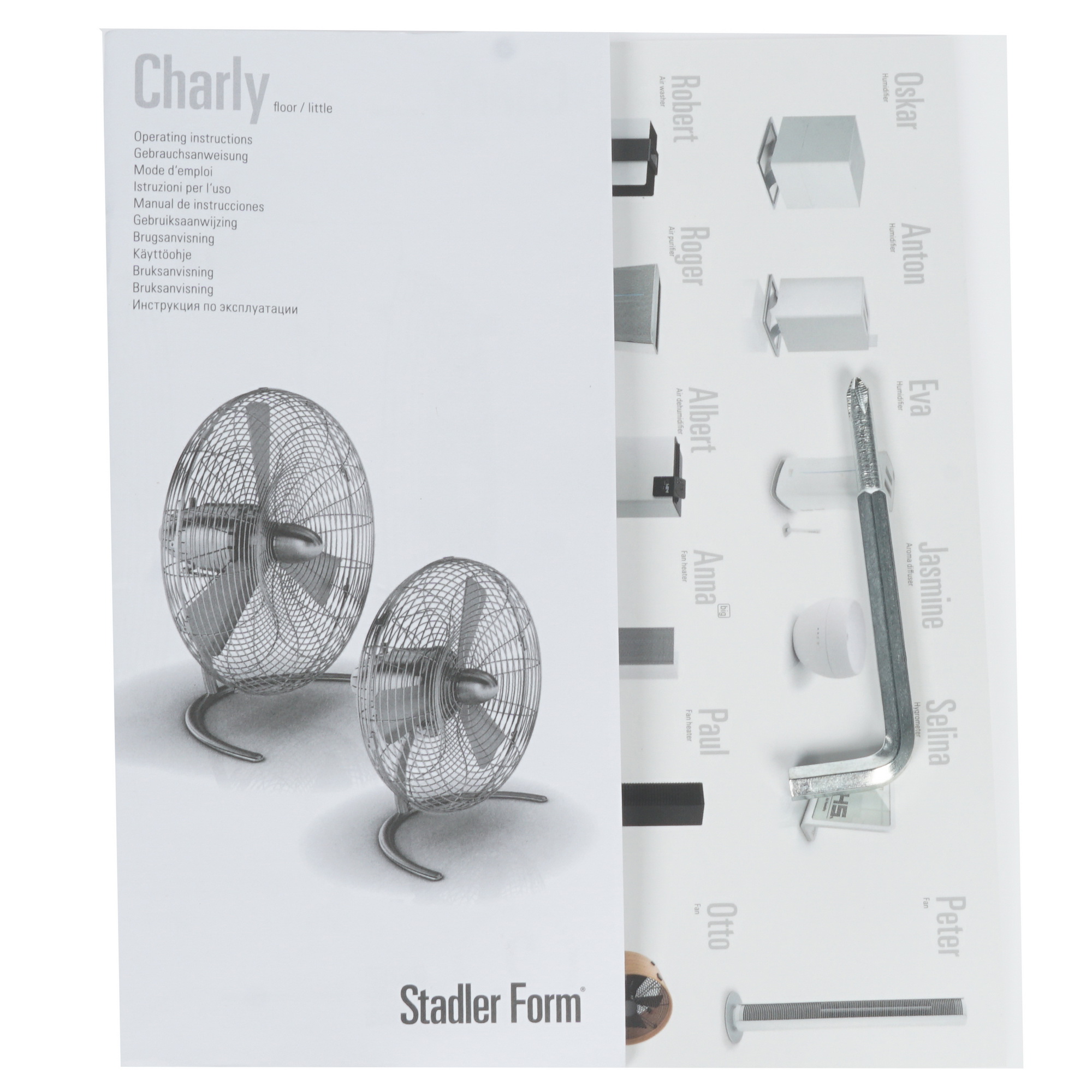 1054639 Вентилятор Stadler Form Charly NEW Floor C-050  серый STDN-0147233 - Вид №5