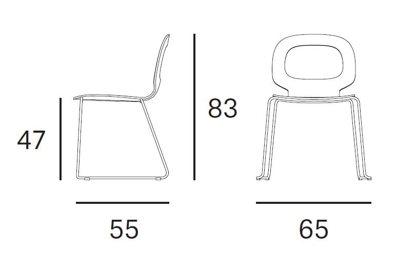 Штабелируемый стул из ясеня Blasco&Vila Halo ARCH-00131222 - Вид №12