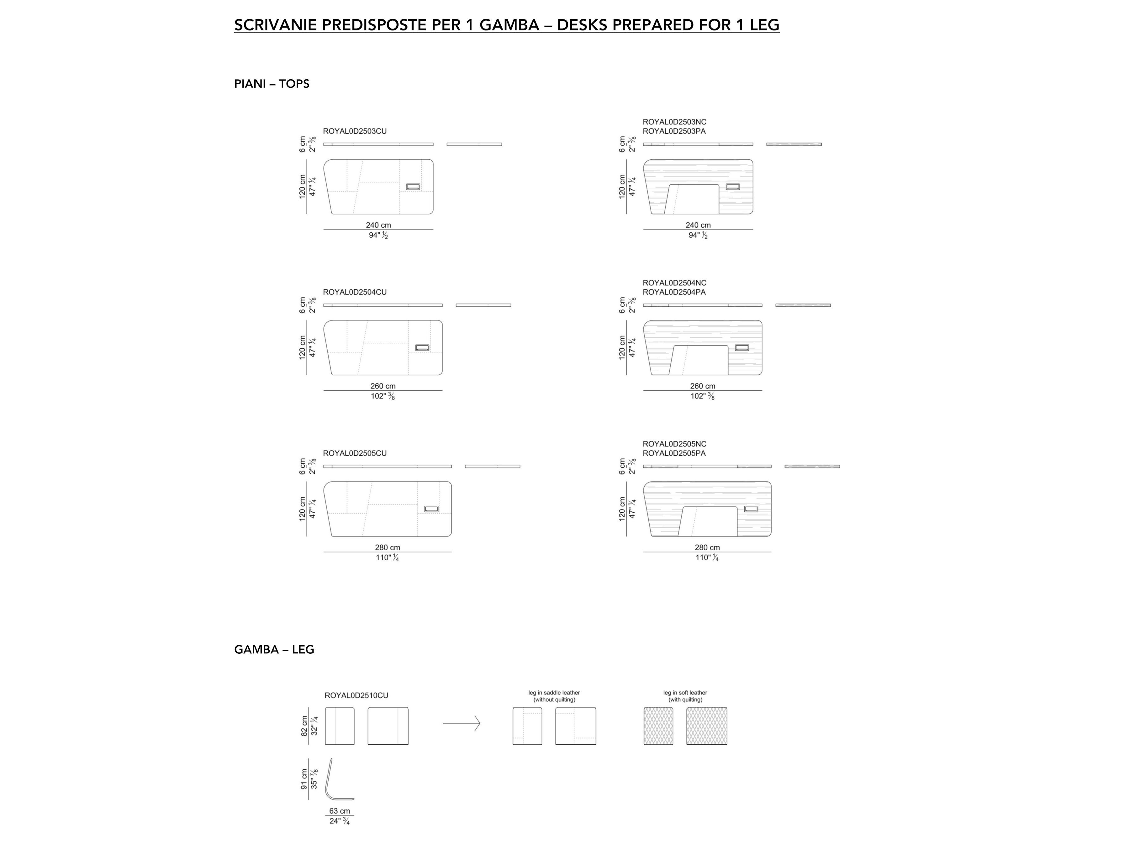 Деревянный исполнительный стол с системой кабельной втулки i 4 Mariani Royal ARCH-00129303 - Вид №4