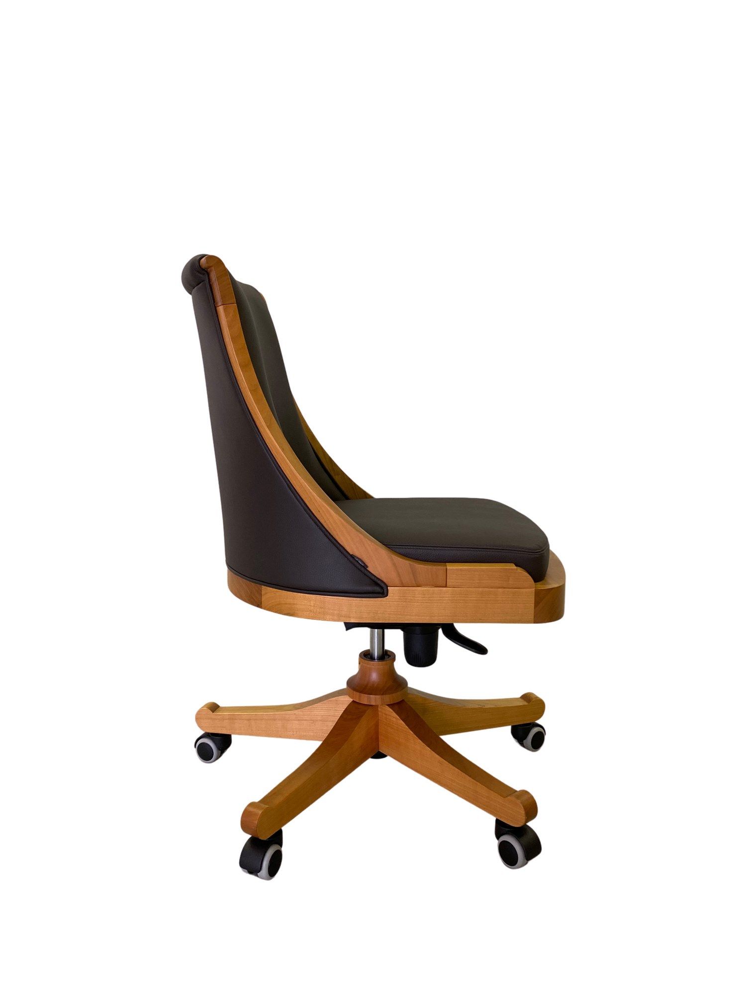 Вишневое вращающееся офисное кресло с колесами Morelato PRESIDENT ARCH-00094289 - Вид №5