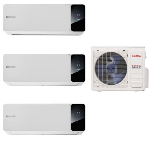 9244173 Кондиционер настенный мультисплит-система GoldStar GSA3OI-FM/out-21HN8 + FM/in-07+07+09HN8 белый