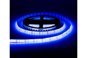 16375011 Светодиодная лента , SMD 2835, 120 LED, 12 В, 9.6 Вт, 6-8 лм, IP65, синий С10081 URM