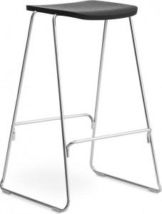602552 Barstool 75 см Черный Дуб / Хром Normann Copenhagen Just