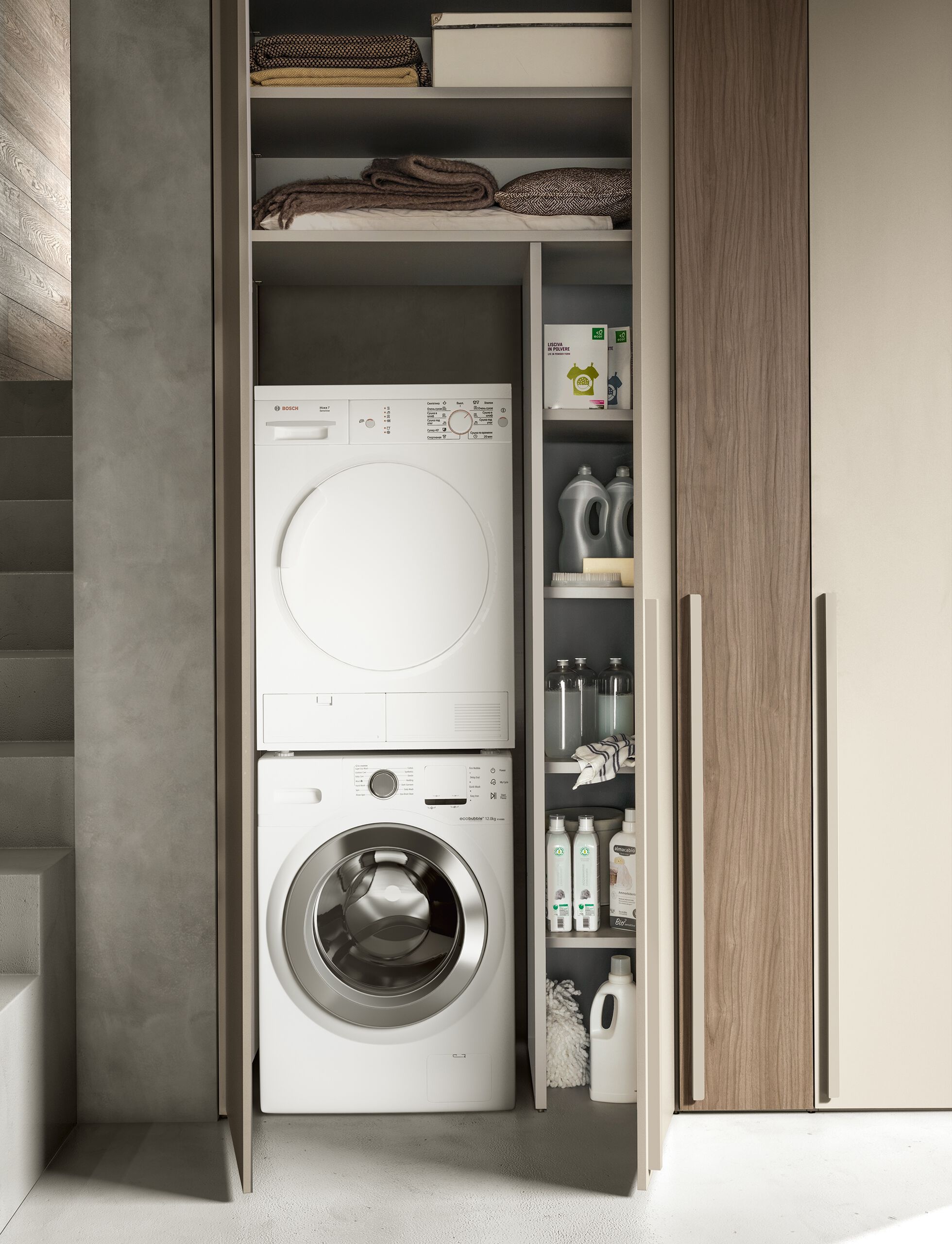 Модульный шкаф для белья с распашными дверцами Adok Intermezzo ARCH-00050436 - Вид №1