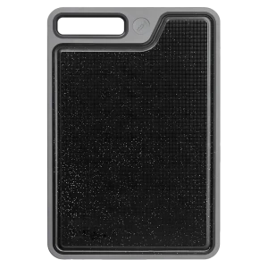 Разделочная доска Esprado Ola противоскользящая 15.5x25 см пластик цвет черный/темно-серый