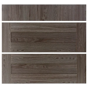 Двери для шкафа Delinia «Фрейм тёмный» 80x70 см, ЛДСП, цвет коричневый, 3 шт.