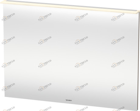 XL749704343 Зеркало изменяемой ширины с подсветкой X-Large #XL7497 1201-1800 x 36/105 мм Базальт матовый, декор Duravit