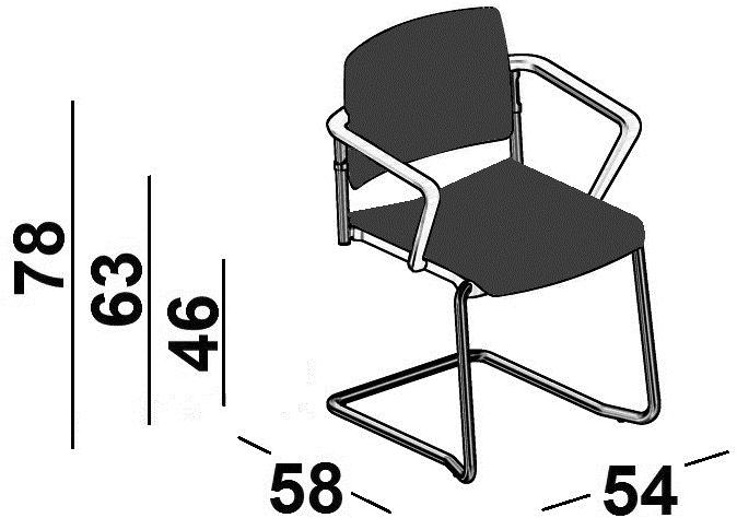 Luxy Консольный стул с подлокотниками Essenziale sun-id-1386015 - Вид №3