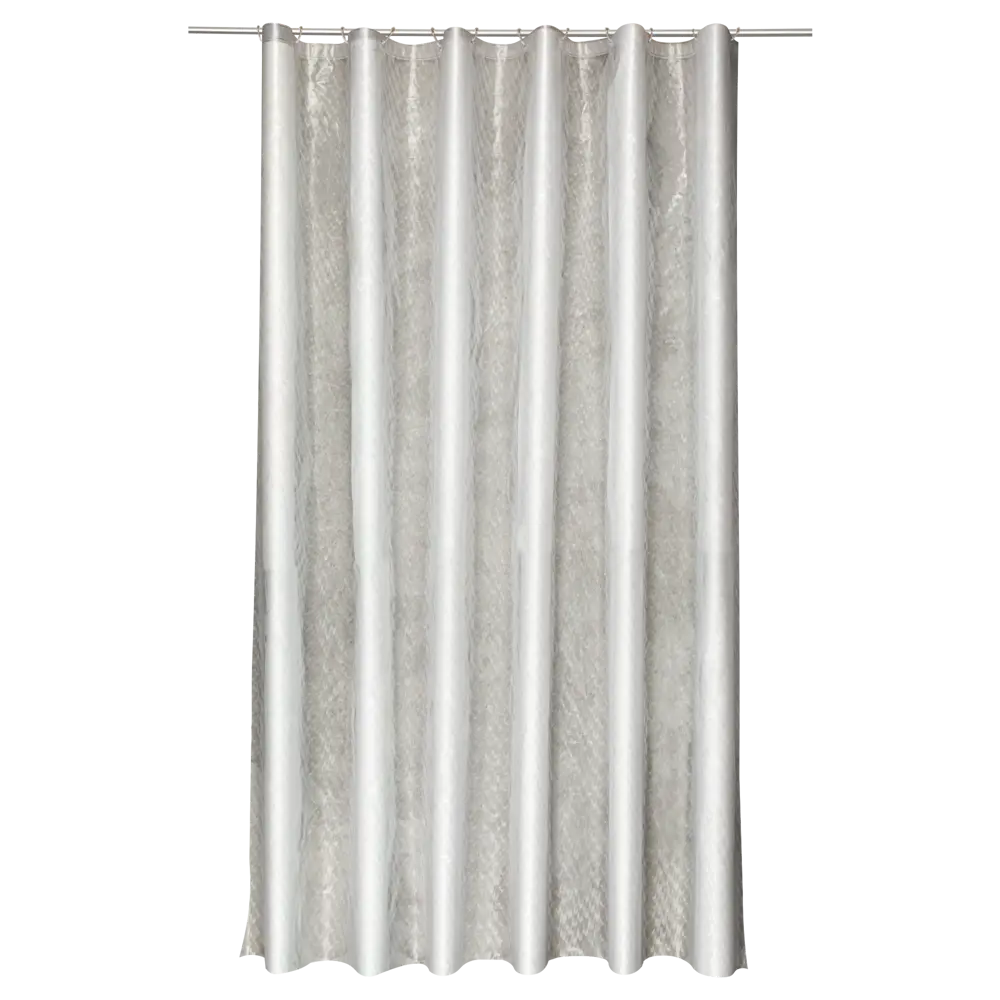 Штора для ванной с кольцами Swensa Slip 3D 180x195 см EVA цвет прозрачный 89375645 STLM-2171505 - Вид №1