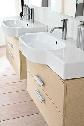 WALL4 Комплект мебели cm 90 (p. 35/45) + 90(p. 35/45) Berloni Bagno 43298 - Вид №3