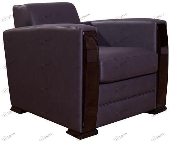 HUGUES CHEVALIER Мягкое кожаное кресло Iconic sun-id-1367198