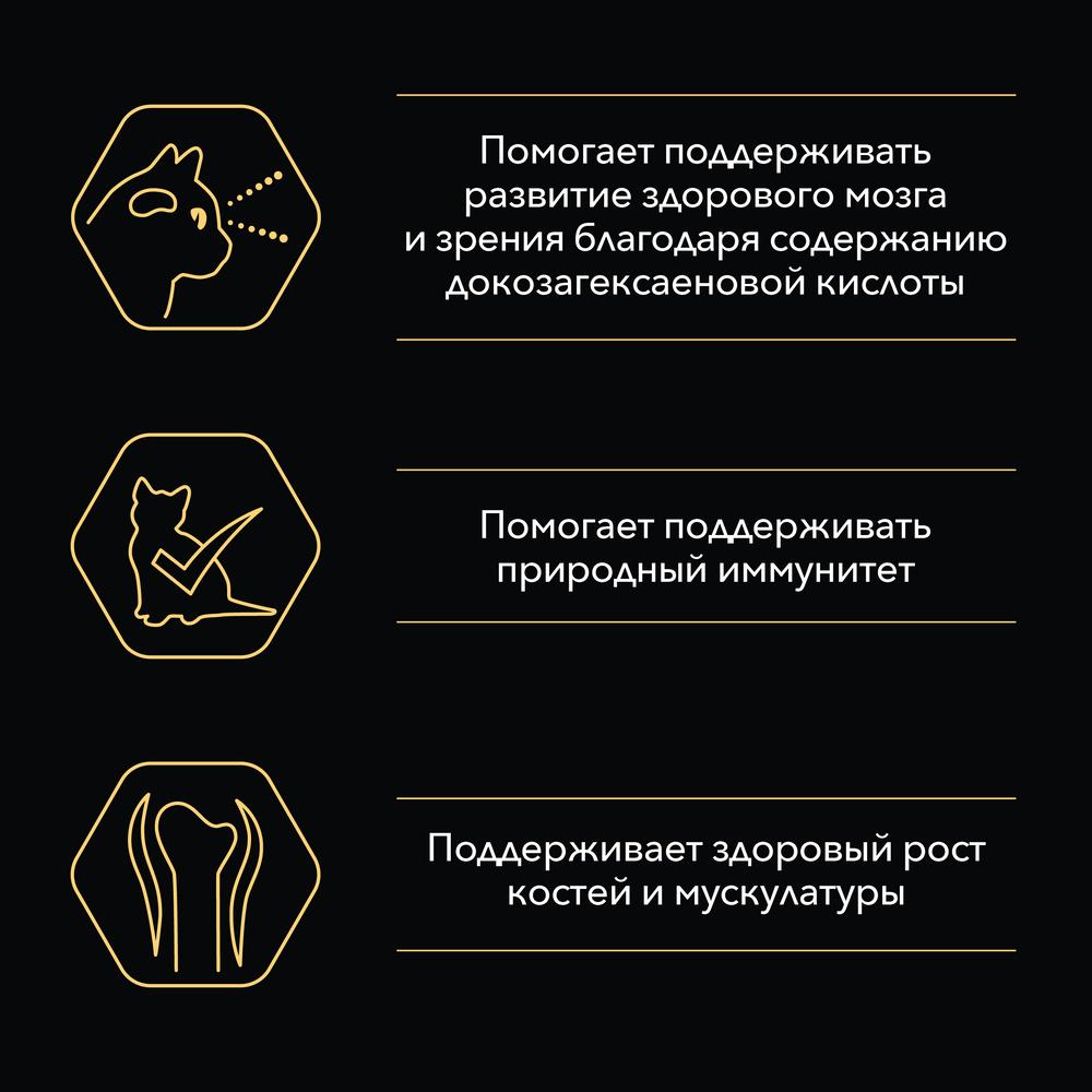 ПР0037491 Корм для котят NutriSavour с говядиной в соусе, пауч 85 г Pro Plan  - Вид №3